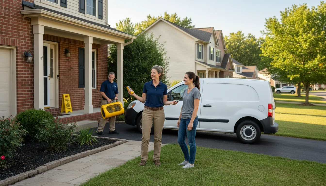 Residential water damage restoration in Fairfax, MN